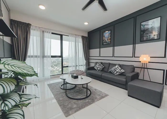 Mosaic Lush Grey Nest 3Br 8Pax W Bathtub Near Midvalley